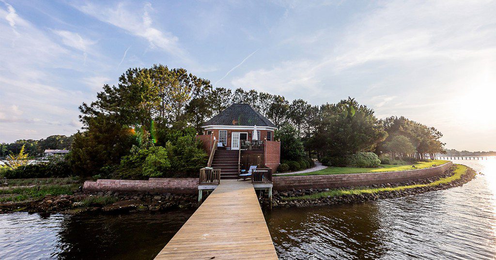 Gazebo on the Point in Virginia Beach is a Retreat on Broad Bay