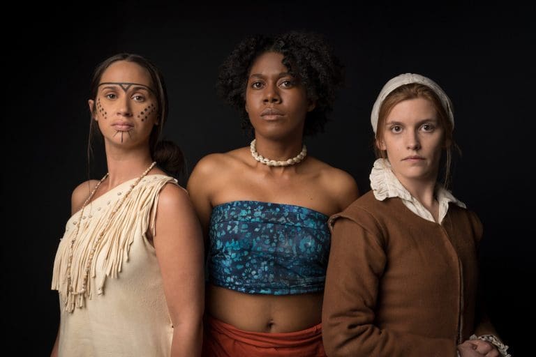 Tenacious Women Virginia Indian African And English Women Reflected In Tenacity Exhibition. Jamestown Yorktown Foundation Photo.