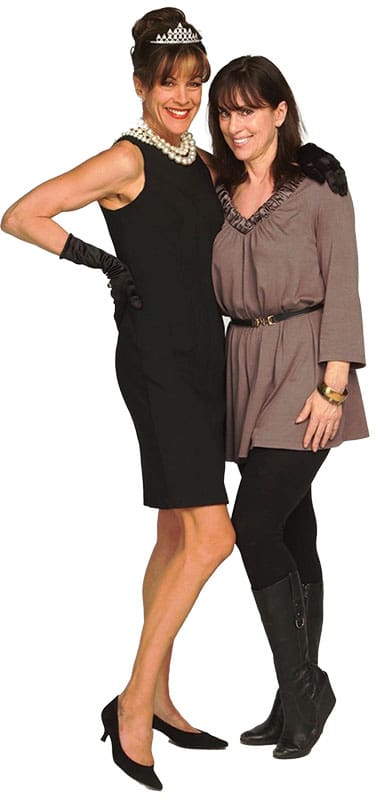Humphrey pictured with Wendie Malick of Hot in Cleveland 