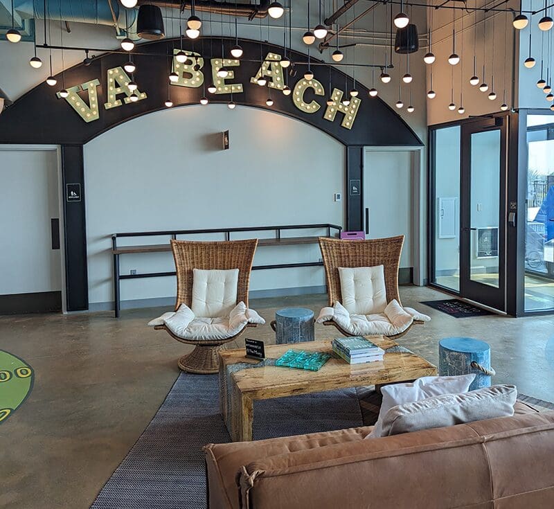 Photos by David Uhrin/Courtesy of Moxy Virginia Beach 