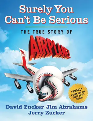 FLYING OFF THE SHELVES Will Harris pictured a local book release event for Surely You Can’t Be Serious: The True Story of Airplane!