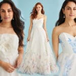 flower inspired wedding dresses