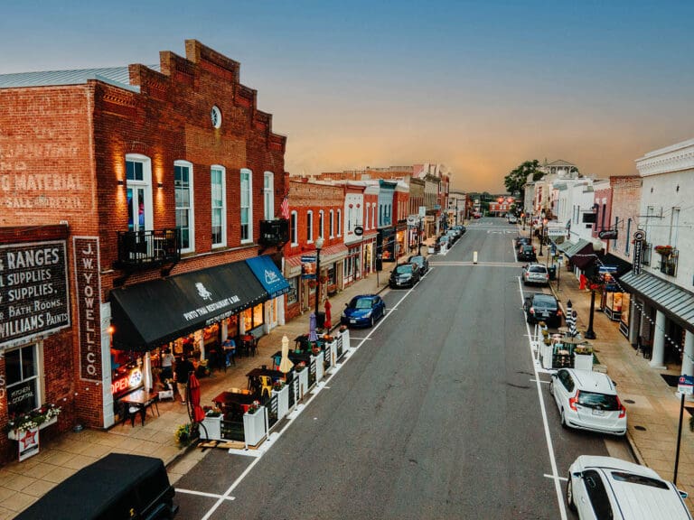 Culpepper Downtown. Photo courtesy of Visit Culpeper, Virginia