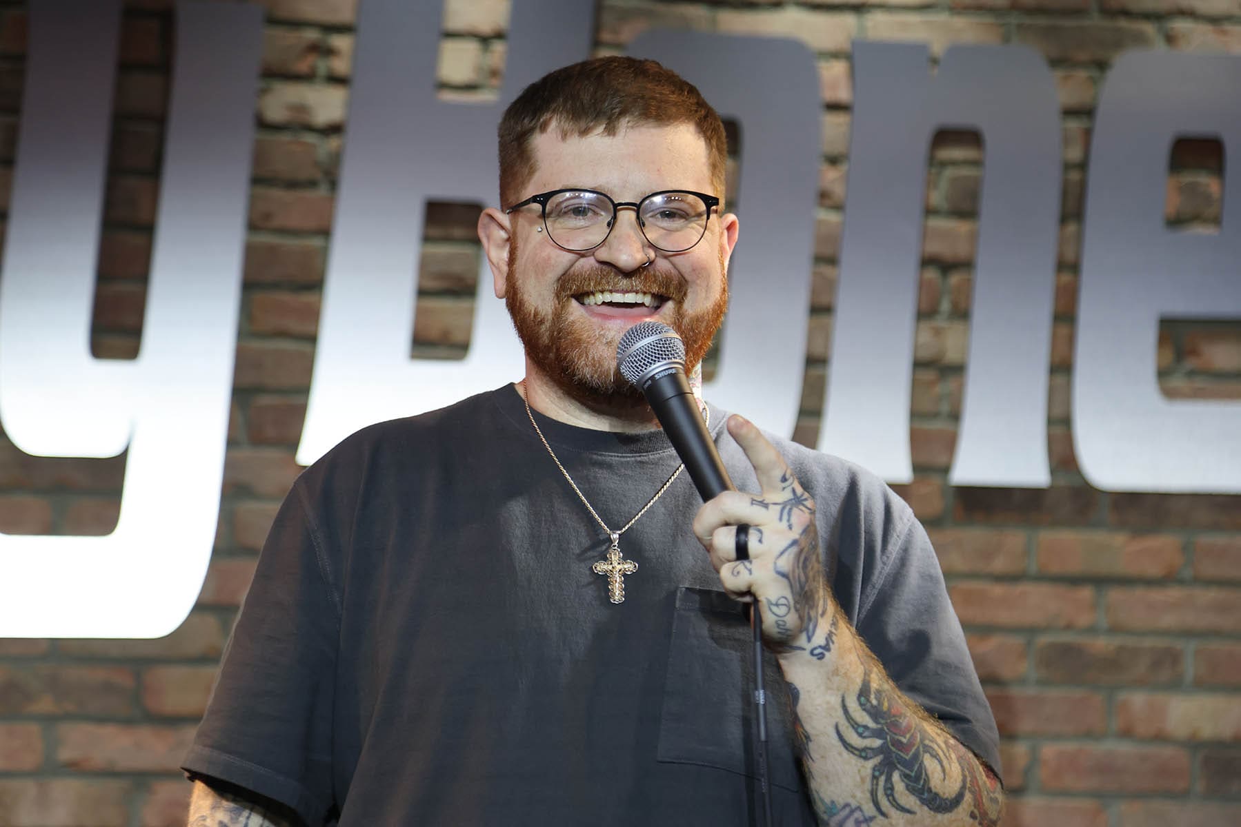 Comedian Nick Deez performs at the new Funny Bone Comedy Club in his hometown of Virginia Beach.