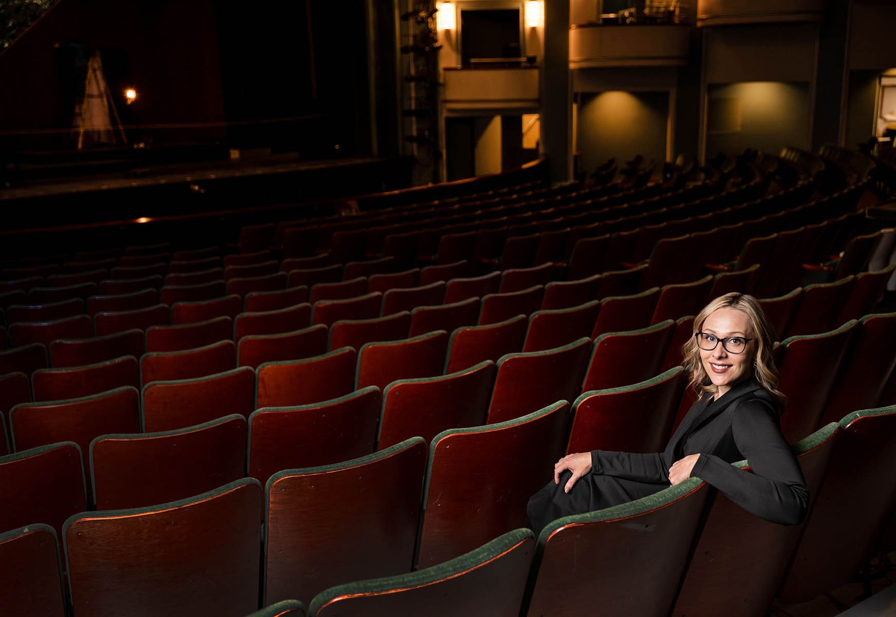 SEATS OF GROWTH Jacquelyn VandenPlas seeks to expand the Virginia Opera's reach in the community and develop new audiences. Photos By Will Hawkins 