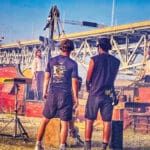 On the set of the Pirate King