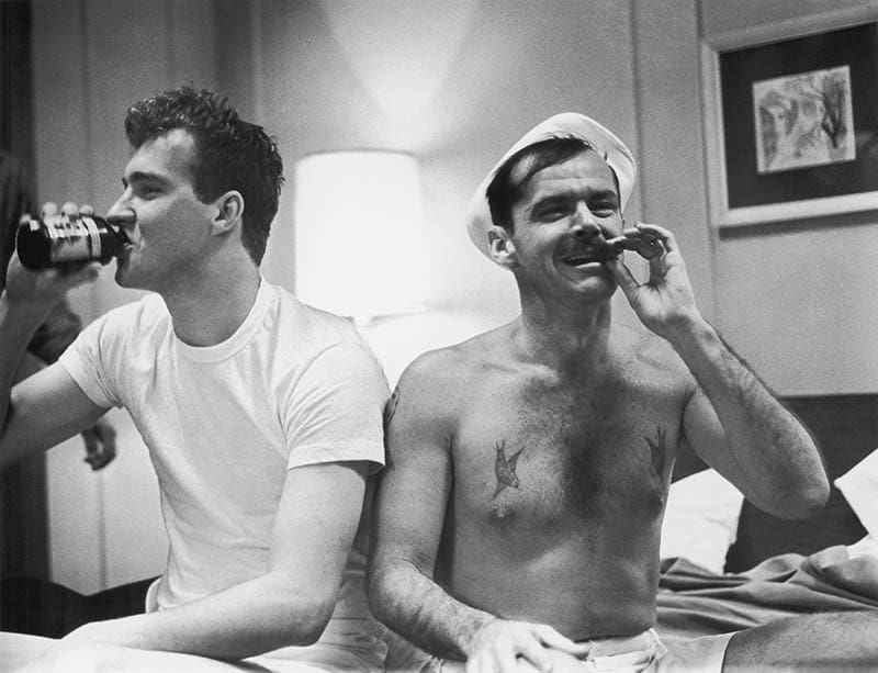 Randy Quaid and 
Jack Nicholson in 
The Last Detail