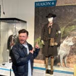 Outlander actor John Bell, who portrays Young Ian Fraser Murray in the Starz series, met with fans during the exhibit’s opening in March.