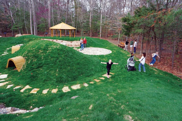 The Library Natural Playground is now open at James City County Library, 7770 Croaker Road, Williamsburg.